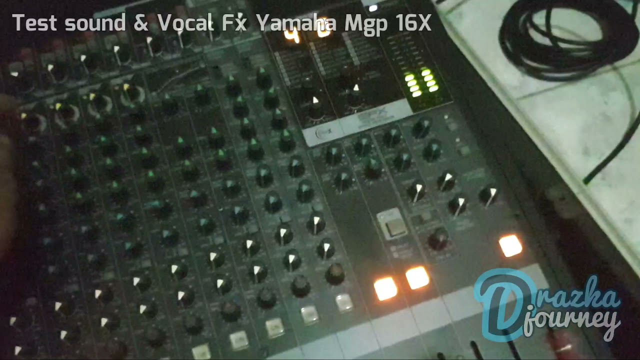Test Suara dan Effect Vocal Mixer Yamaha MGP