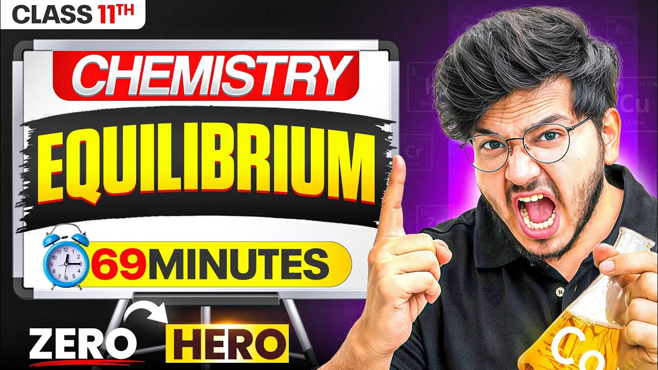 Equilibrium One Shot Class 11 Chemistry chapter 6 | Zero to Hero | Class 11 Chemistry by Munil sir