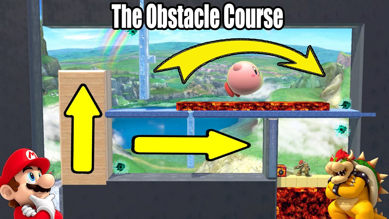 Super Smash Bros. Ultimate - Who Can COMPLETE The Obstacle Course?