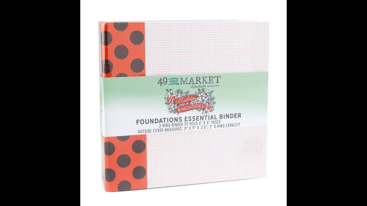 Vicki Boutin Mistletoe & Memories Binder Kit Project by Tamra -  Video #2
