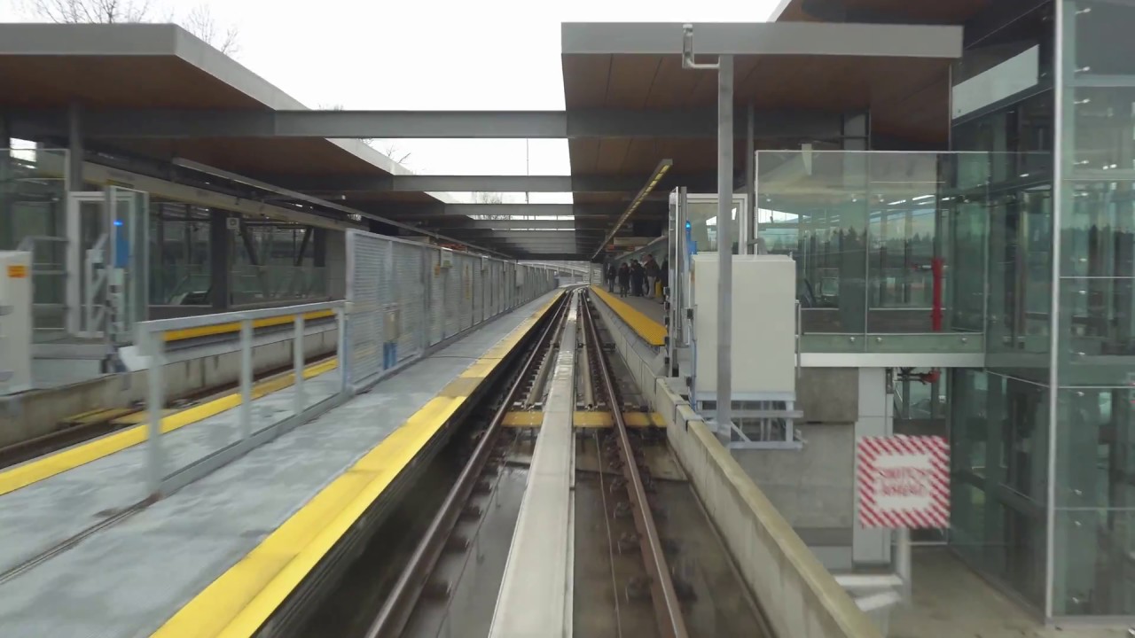 Vancouver SKYTRAIN FULL RIDE: MILLENNIUM LINE WESTBOUND (MORNING) Lafarge Lake-Douglas to VCC-Clark