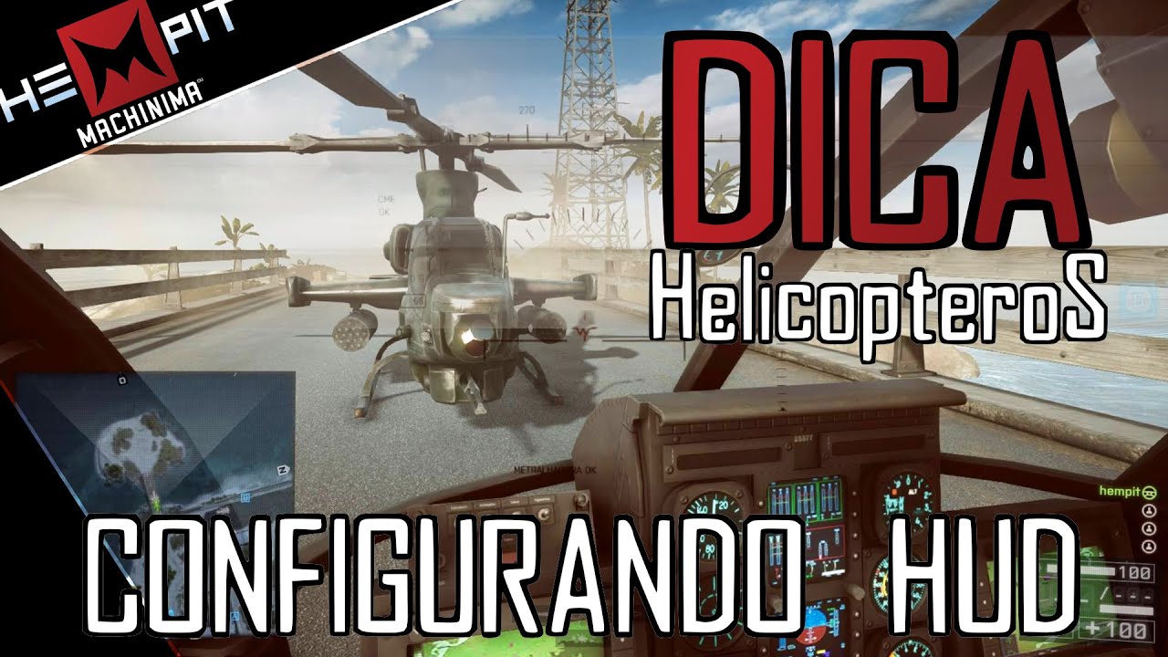BF4 Dica - Configurando HUD dos Helicopteros