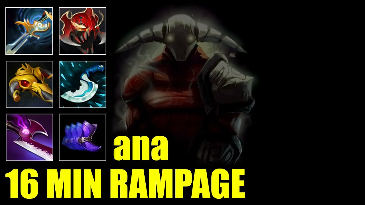 🔥 WTF 16 MIN RAMPAGE - ANA - Sven - Dota 2 Pro Game Highlights