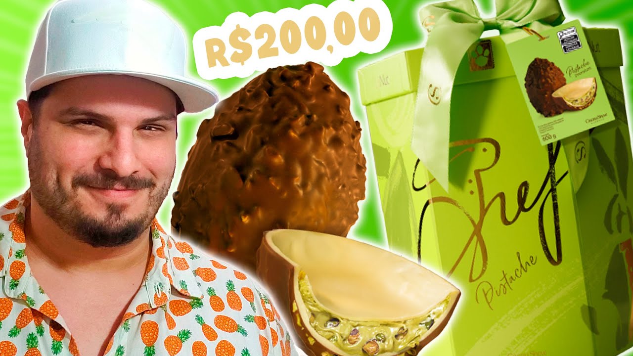 ESSE É O OVO MAIS PISTACHUDO QUE VOCÊ VERÁ NESTA PÁSCOA - OVO DO CHEF PISTACHE da CACAU SHOW #páscoa