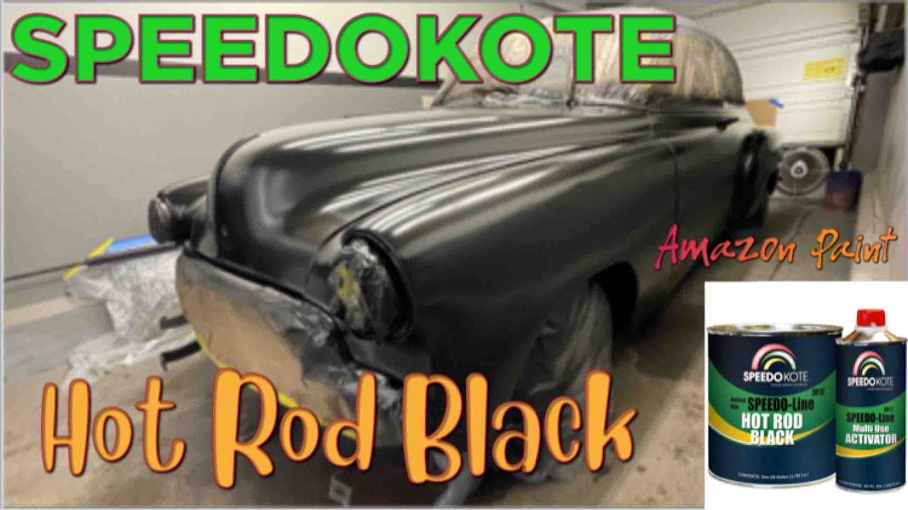 Speedokote Hot Rod Black Amazon Paint kit. My 1951 Chevy Styleline gets paint. Part 3.