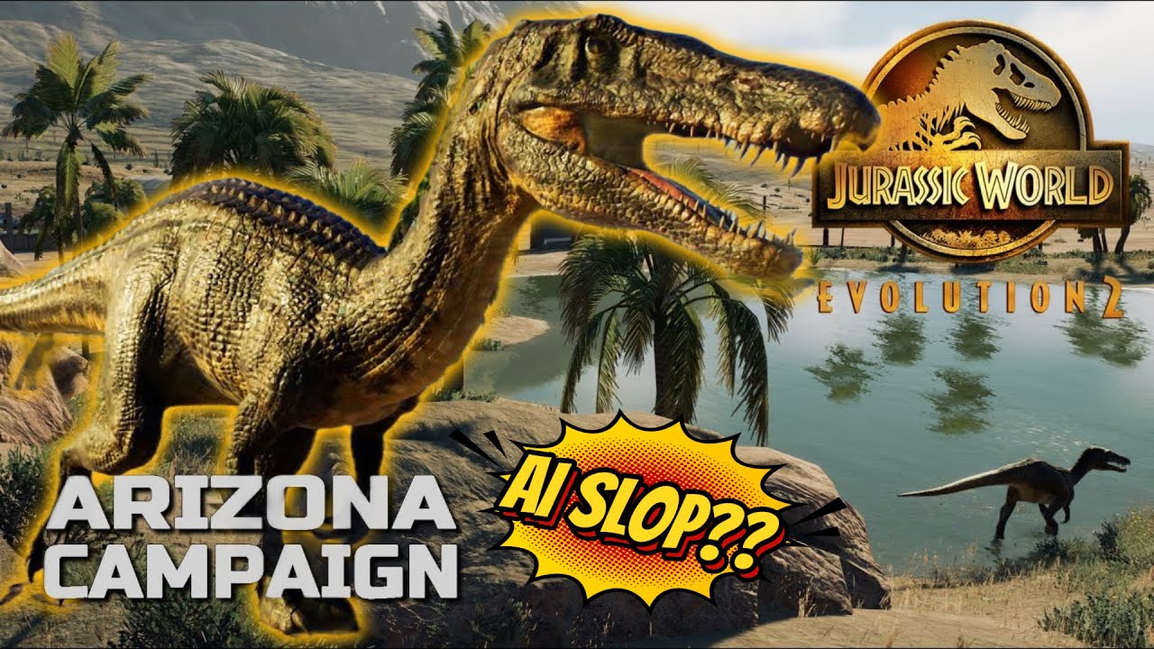 🦖JWE 2 | Campaign Mission 1 (Arizona) | Chaotic Rescues, Tranquilizer Fails & Pure Improvisation