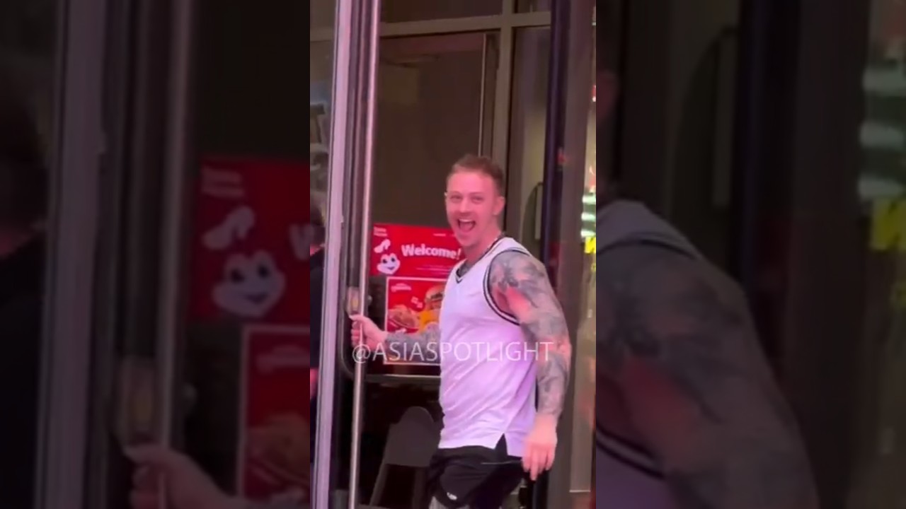 American Found Jollibee in NYC! #jollibee #funny #trending #philippines #food #viralshorts