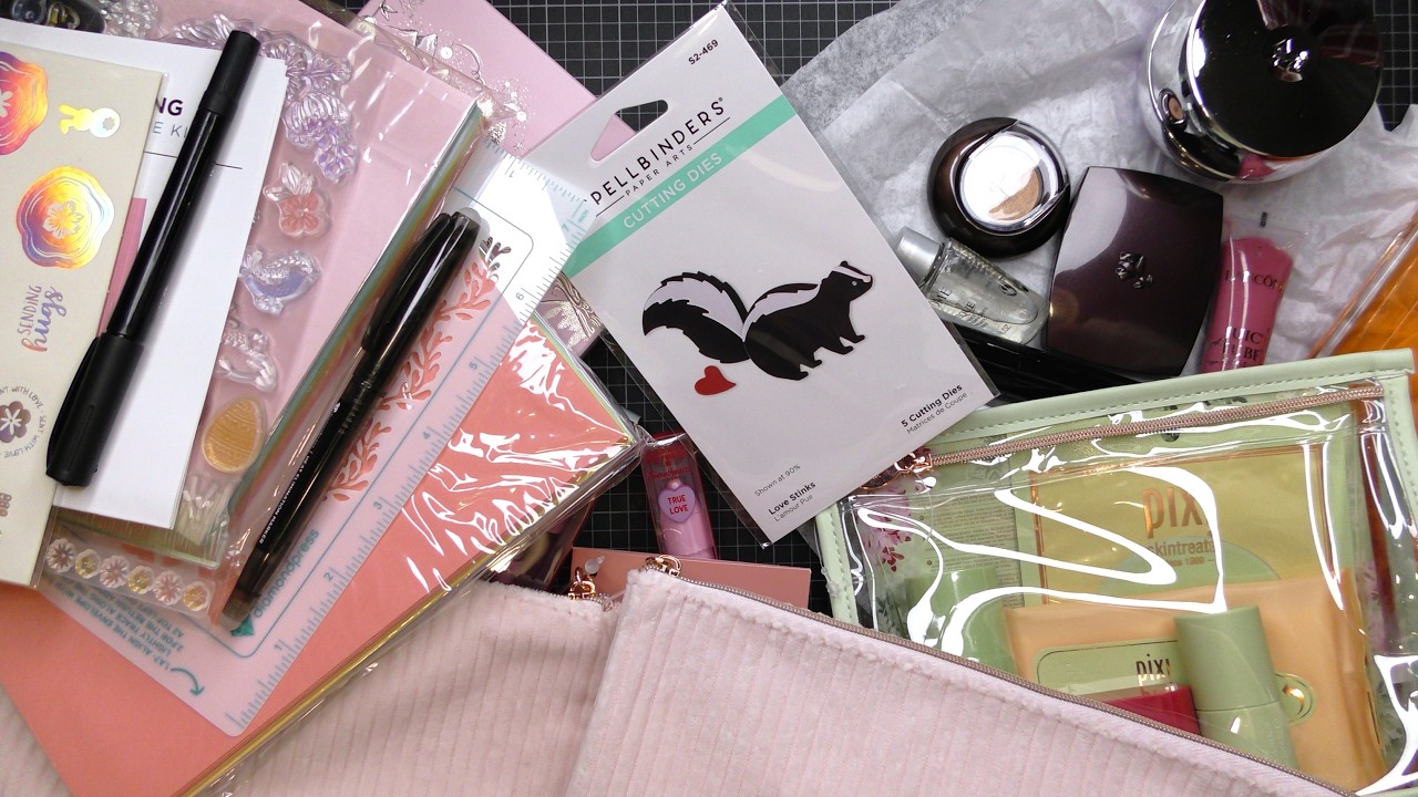 Diamond Press Envelopes Autoship Unboxing, Spellbinders Free Gift & Lancome Haul!