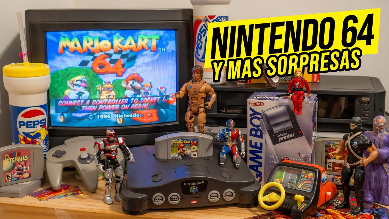 Una NINTENDO 64 y MUCHO MÁS 📦 I Caja RETRO llena de SORPRESAS