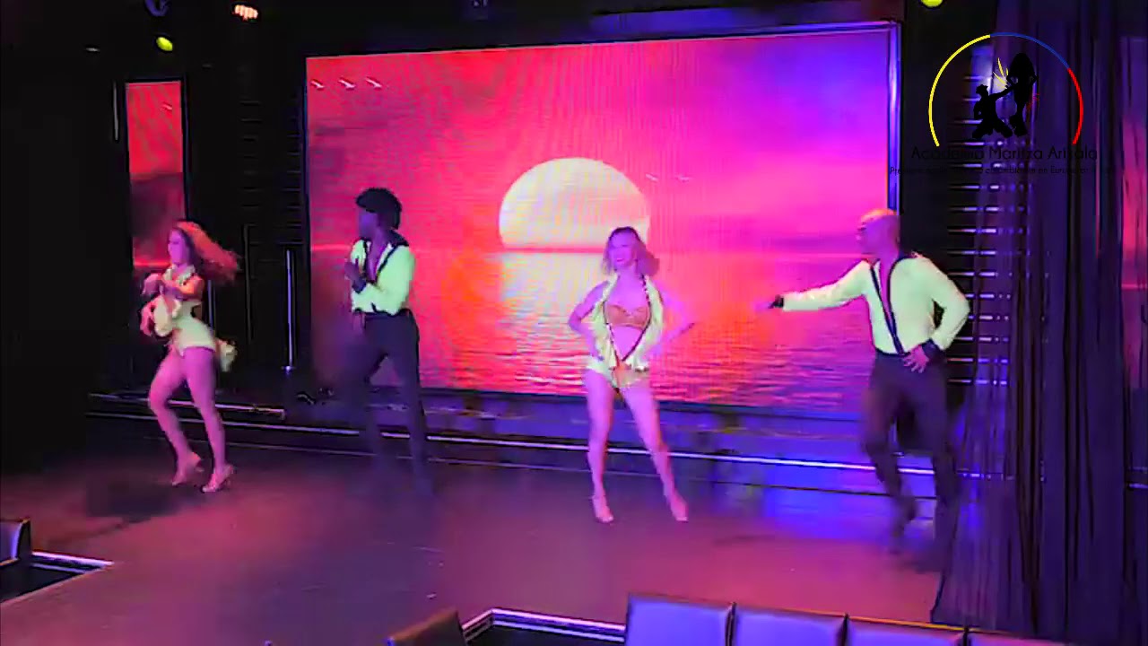 Show Latino. Cali Pachanguero Paris. Academia Maritza Arizala