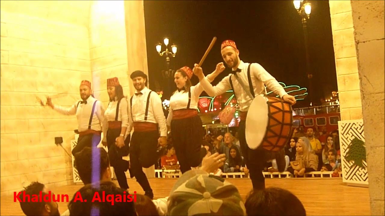 الفرق السورية واللبنانية والفلسطينية في القرية العالمية في دبي 2019 Global Village Arabian Dance