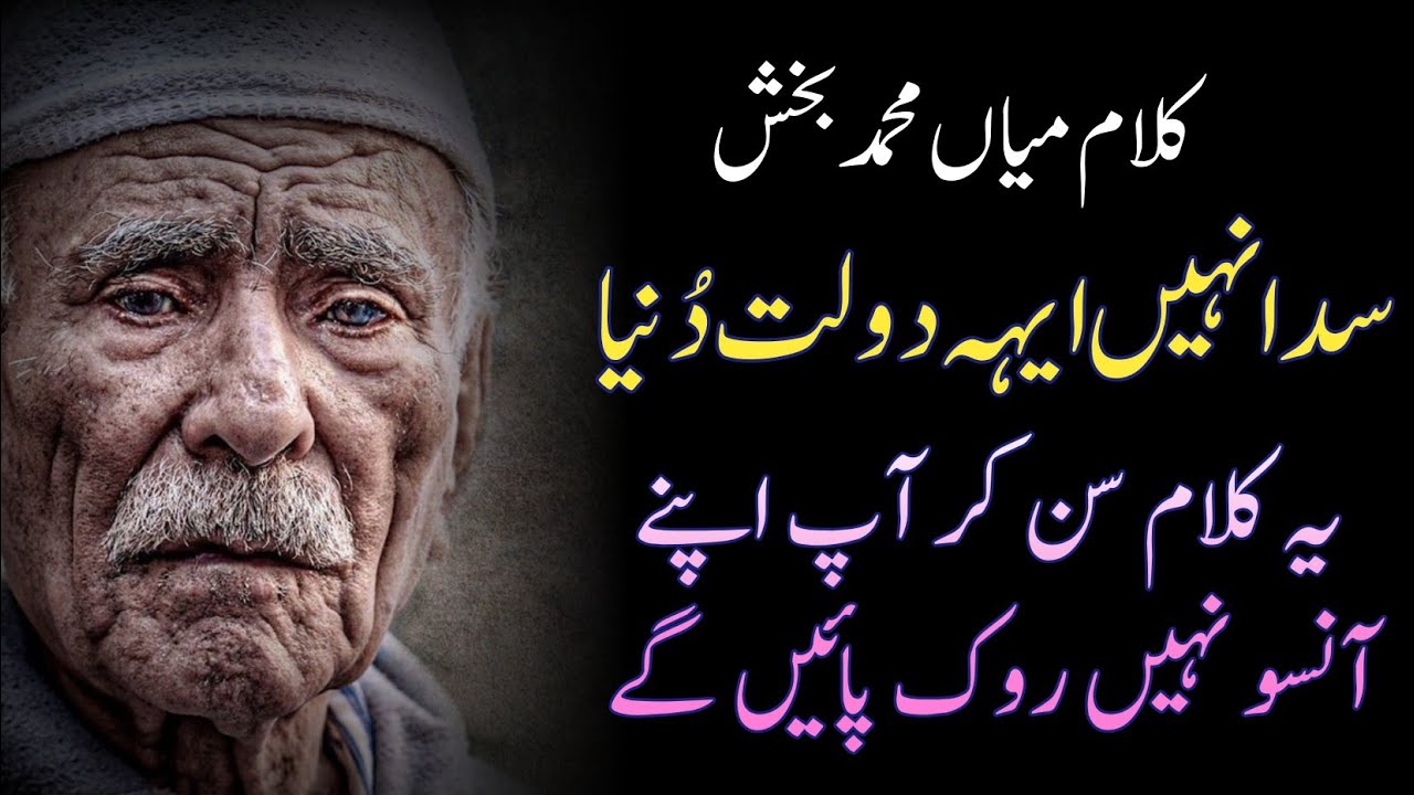 Sadaa Nahi Ay Dolat Dunia| Mian Muhammad Bakhsh Kalam| Full Kalam Saif Ul Malook By Zaman Ali.