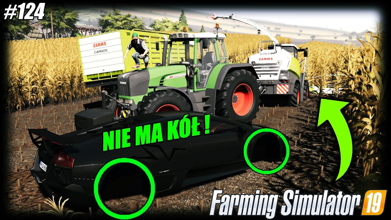 ㋡ POSTĘPOWY ROLNIK  ▶ＦＳ １９◀ ZNISZCZYLI SAMOCHÓD MŁODEGO, UKRADLI mi MERCEDESA, Wyciąganie KOMBAJNU