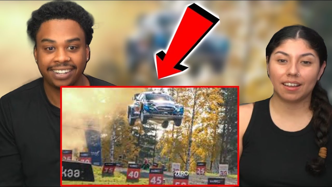 FIRST TIME REACTION RALLY CARS! (FLAT OUT & BIG JUMPS)