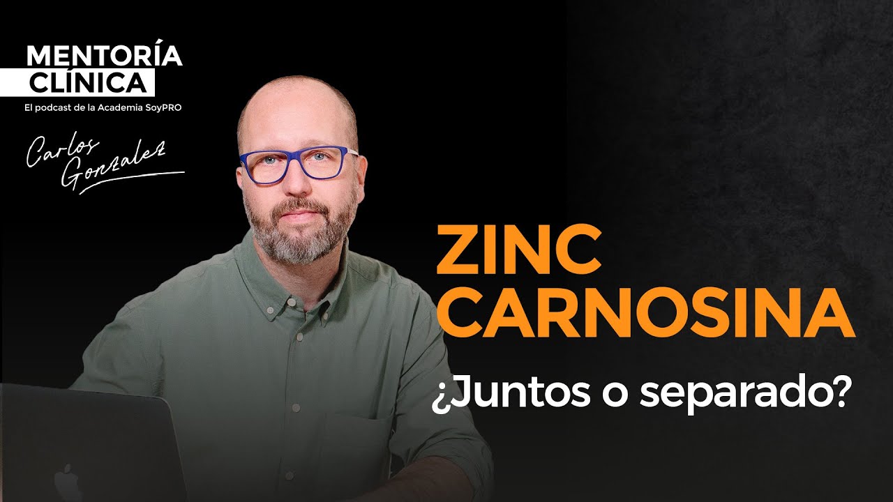 ❗👆 ¿Equivale dar el complejo zinc-carnosina 🧲 a dar zinc y carnosina por separado❓· 01x11