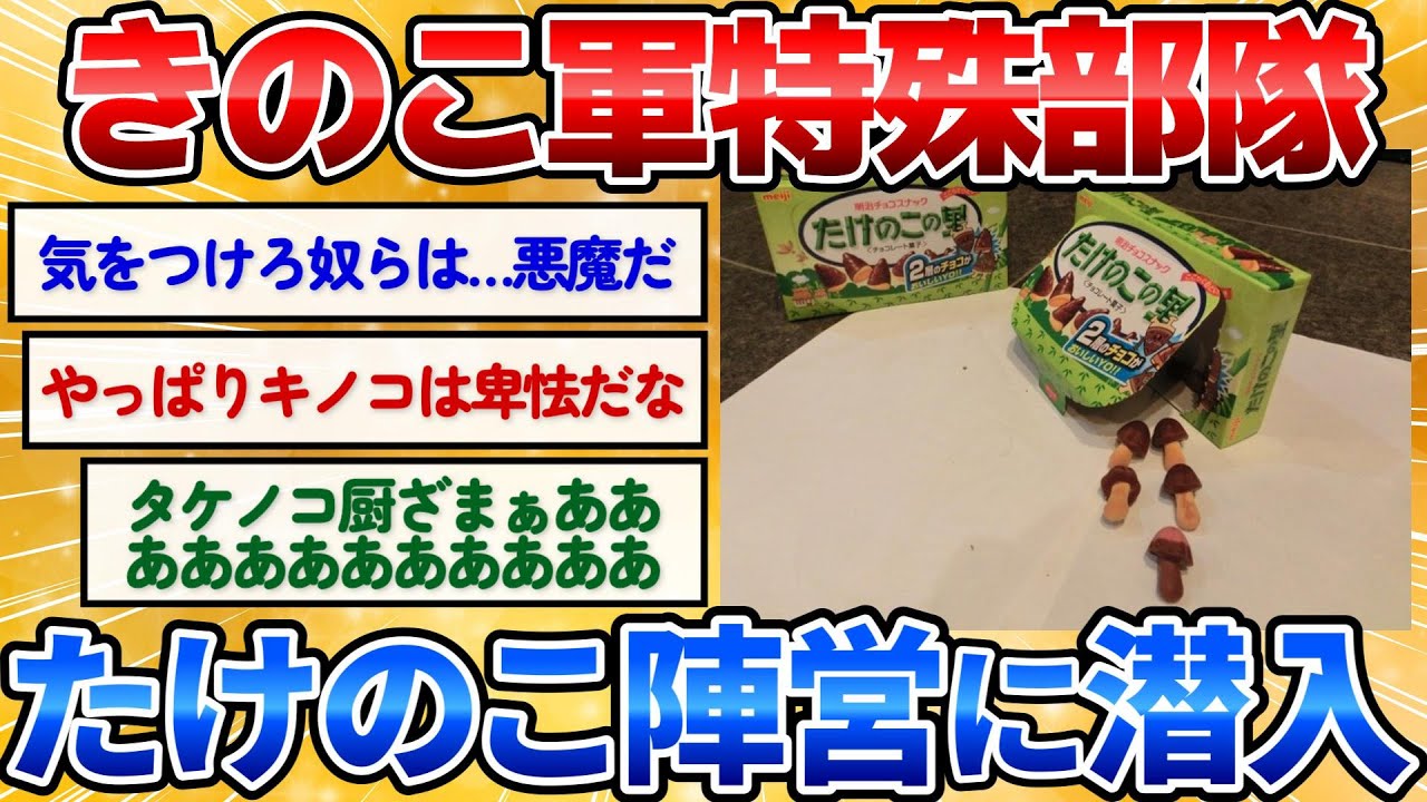 【2ch面白スレ】きのこ軍特殊部隊の隠密行動にカメラマンとして同行した結果ｗ【きのこたけのこ戦争】