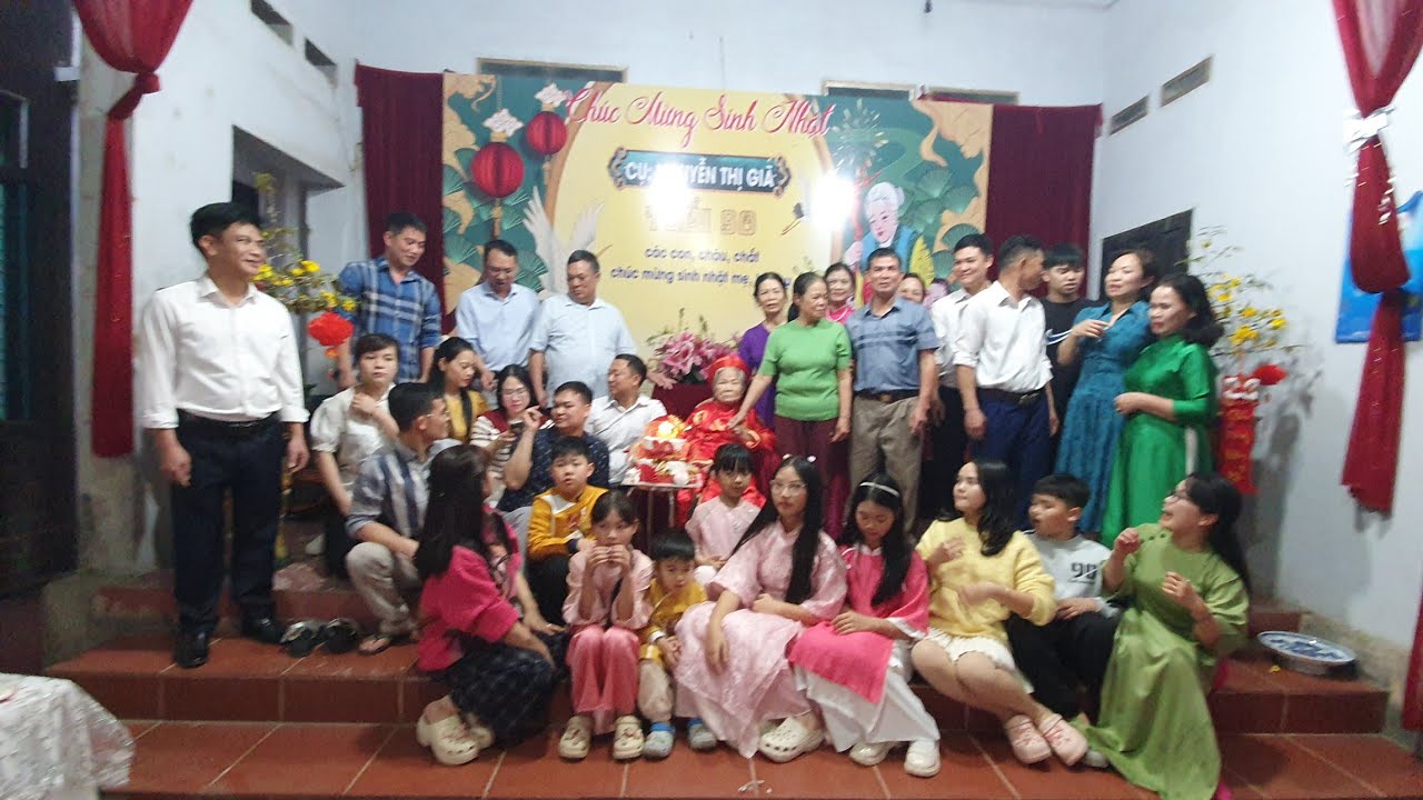Lễ mừng thượng thượng thọ cụ Nguyễn thị Giã 90 Tuổi - Khánh Liên. 