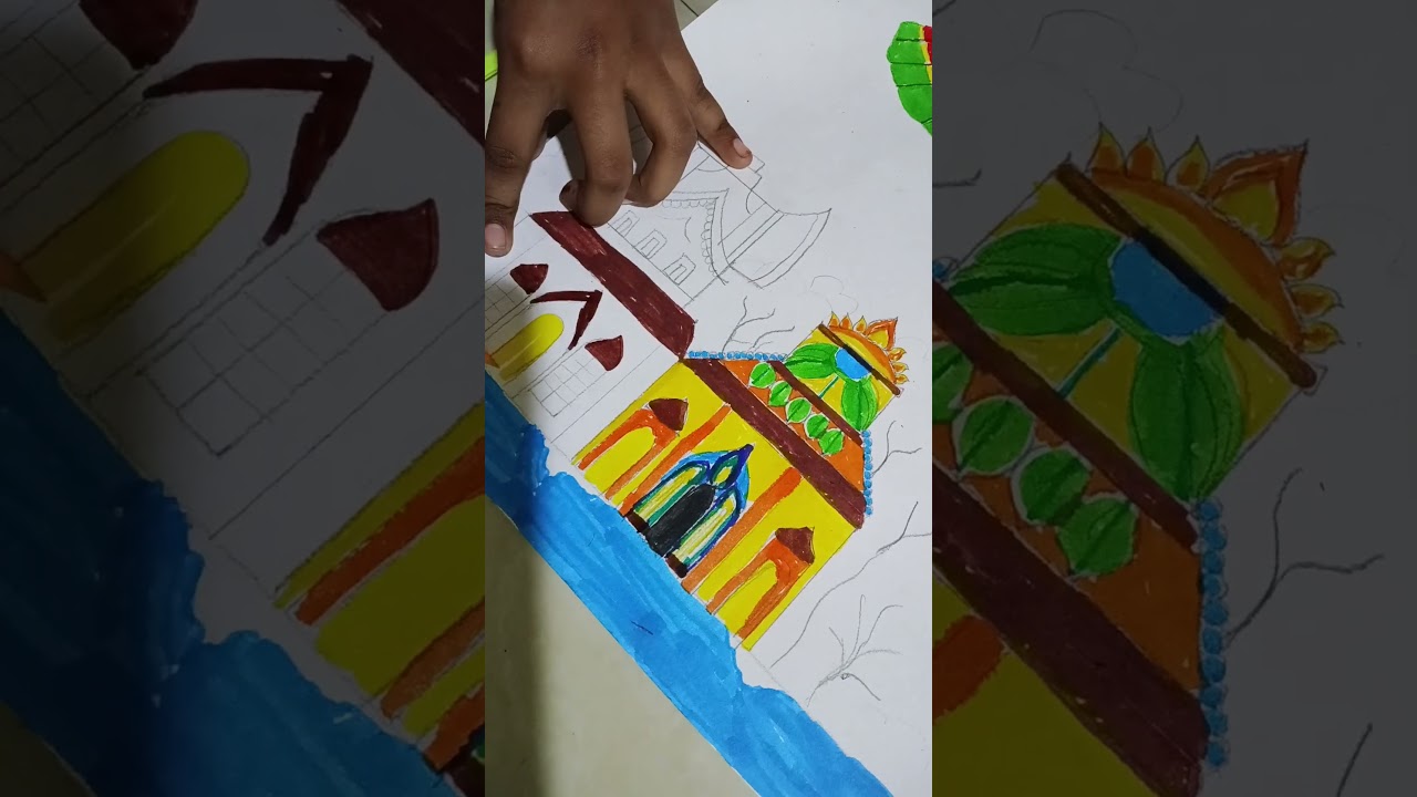 #art#navratrispecial#navratridecorationideasathome #chartdesign#chartpattern#painting#paintingideas