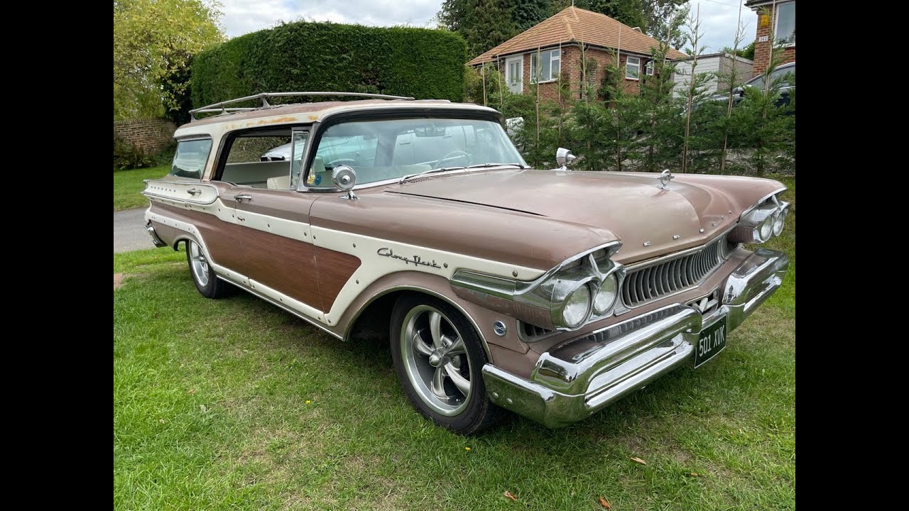 1957 Mercury Colony Park 9 Passenger 4 Door Hardtop Station Wagon Restomod Hot Rod