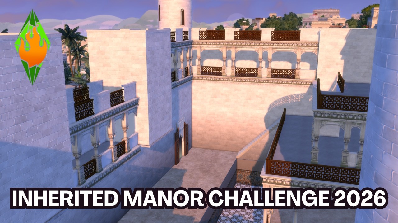 BUILDING A CASTLE - Inherited Manor Challenge 2026 Build Stream