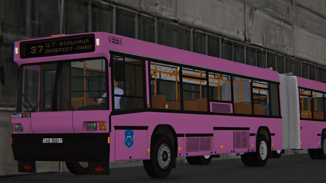 МАЗ 105.060 ГАРМОШКА ИЗ БРЕСТА PROTON BUS SIMULATOR