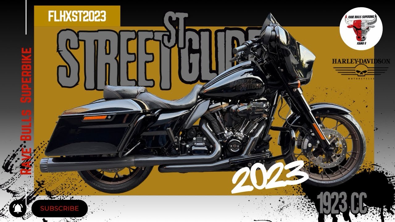 #รีวิวฮาร์เล่ย์ HD FLHXST STREET GLIDE ST รถปี2023 สีVivid Black (((1.04M)))