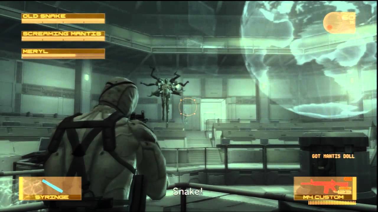 [Boss Fight] Boss 6 - Screaming Mantis [MGS 4]