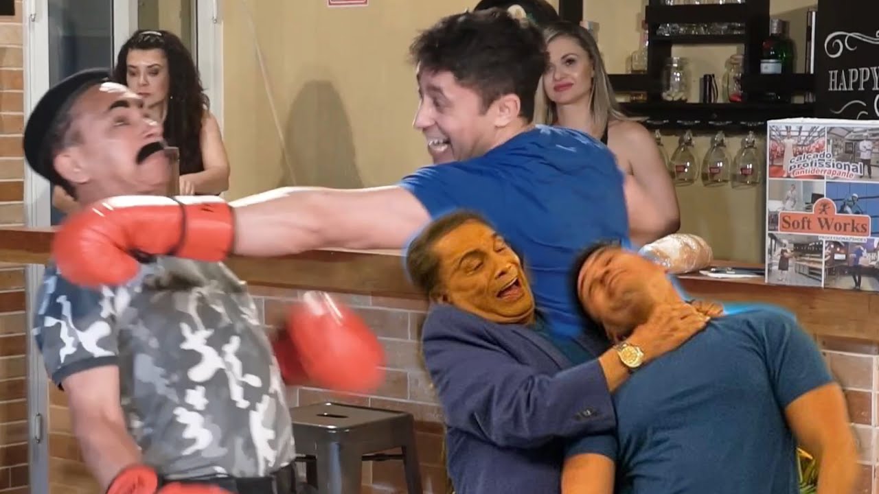 Ded&eacute; e Bananinha Luta Boxe com Dur&atilde;o