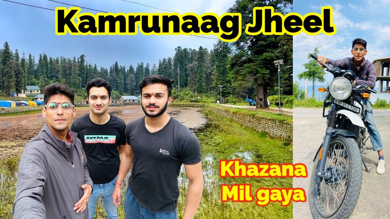 Manali choro Kamrunaag Chalo | 3 bhai khazaane ki talaash mai lake kamrunaag ~ bike offroad