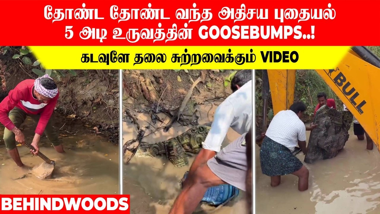 தோண்ட தோண்ட வந்த அதிசய புதையல்😳5 அடி உருவத்தின் GOOSEBUMPS ..! கடவுளே தலை சுற்றவைக்கும் VIDEO