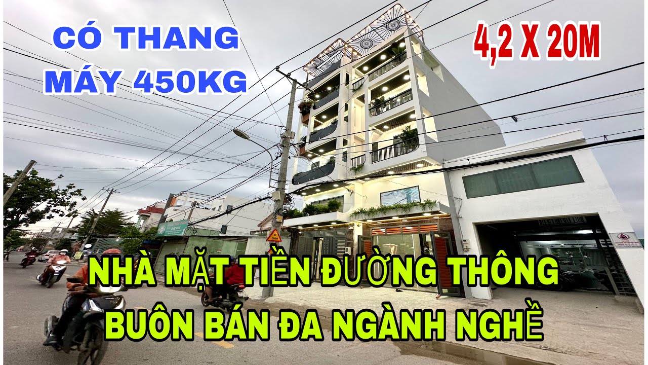 Bán nhà quận 12 (3900) nhà mặt tiền đường thông buôn bán đa ngành nghề 