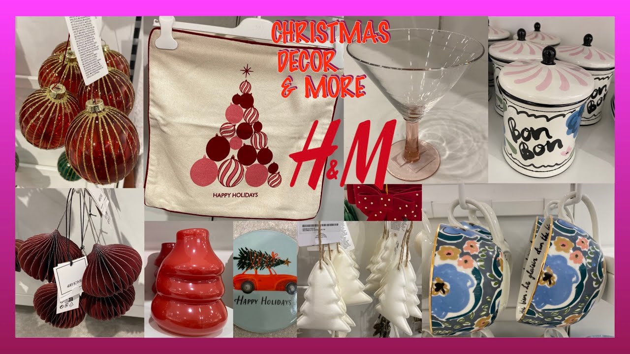 H&M HOME *NEW CHRISTMAS & HOME DECOR GOODIES* //SHOP WITH ME//