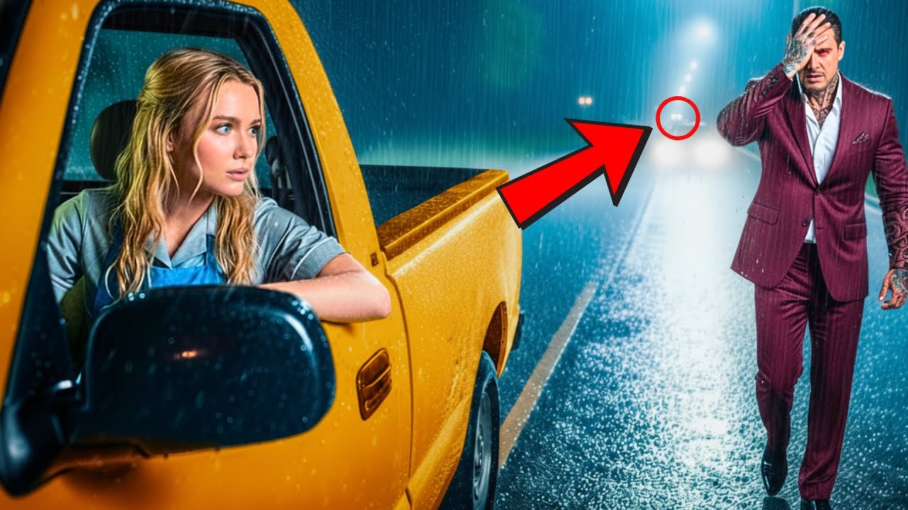 Mujer Pobre Ayudó A Un Hombre Caminando Bajo La Lluvia — Al Día Siguiente, Ella Descubre Que Él Es E