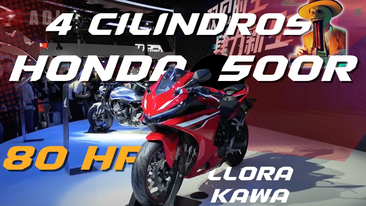 NUEVA HONDA CBR500R una LOCURA con  4 CLINDROS