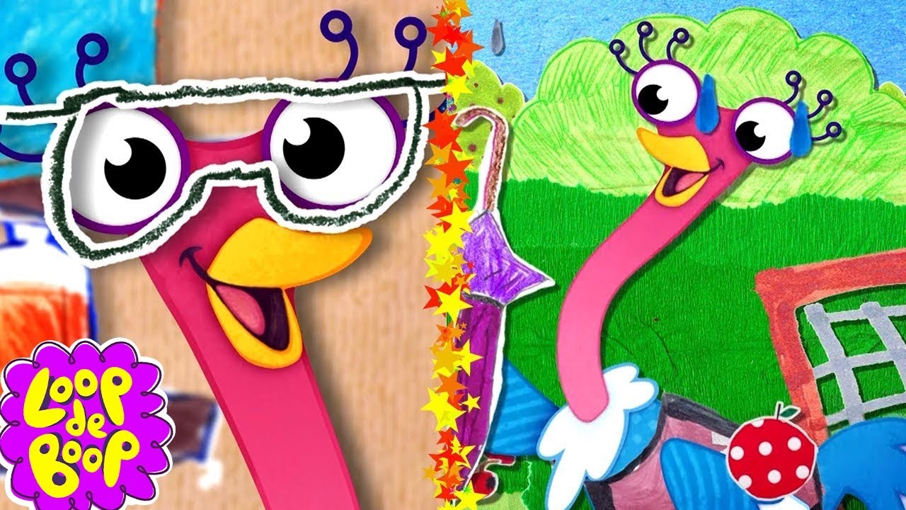 Olive Goes to School! 🏫 | Olive the Ostrich | Art for Kids | @LittleZooTV
