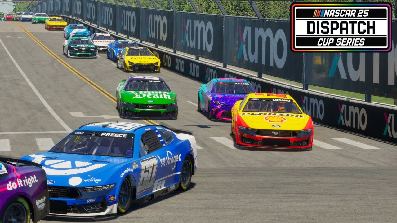 NASCAR Dispatch Cup Series | Weekend League | Round 9 Followed by Flight Sim