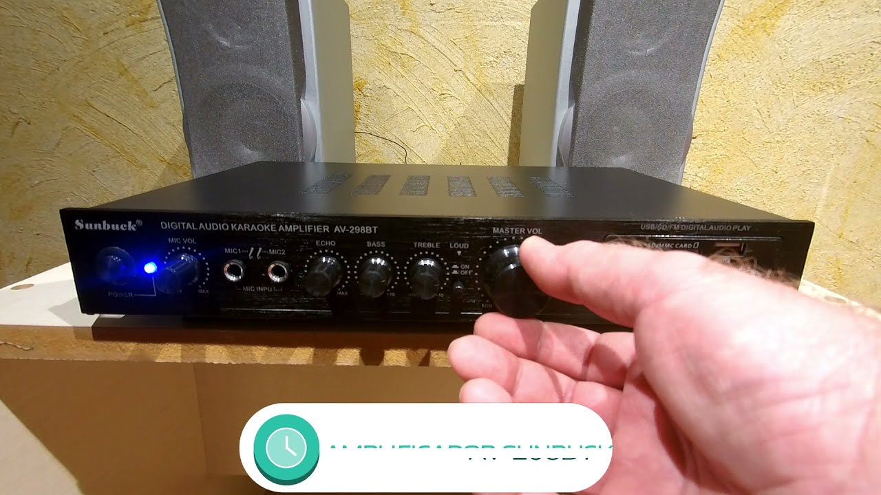 AMPLIFICADOR SUNBUCK AV 298BT