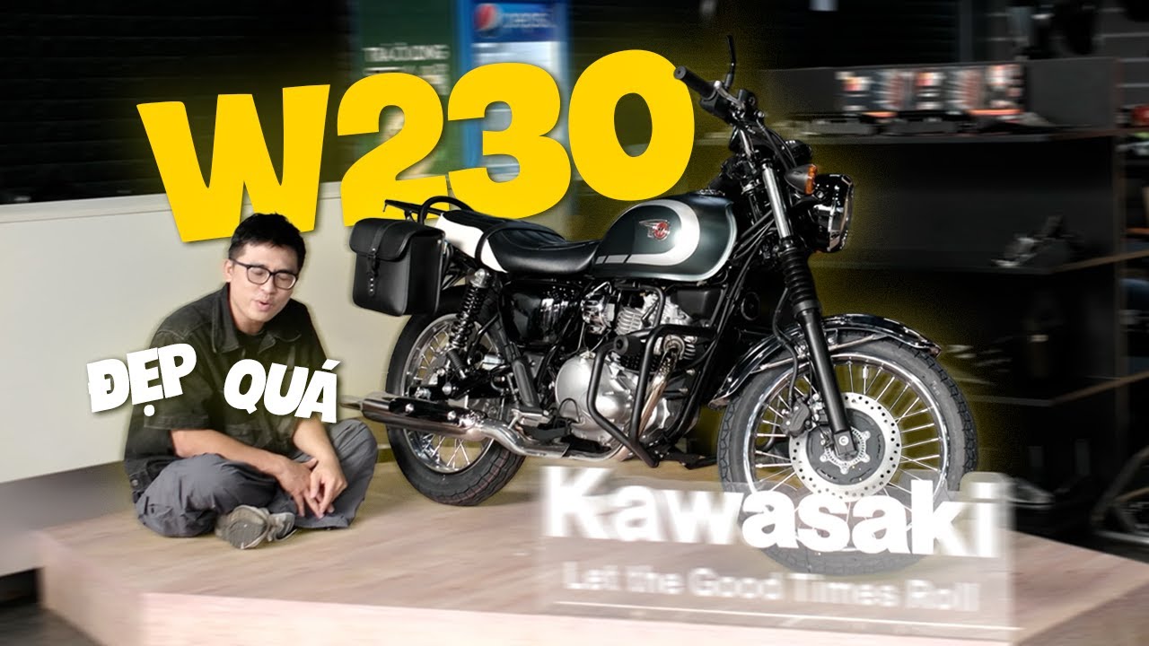 Kawasaki W230 - XE NÀY MỚI LÀ XE CỔ ĐIỂN | MaxMoto | Dờ