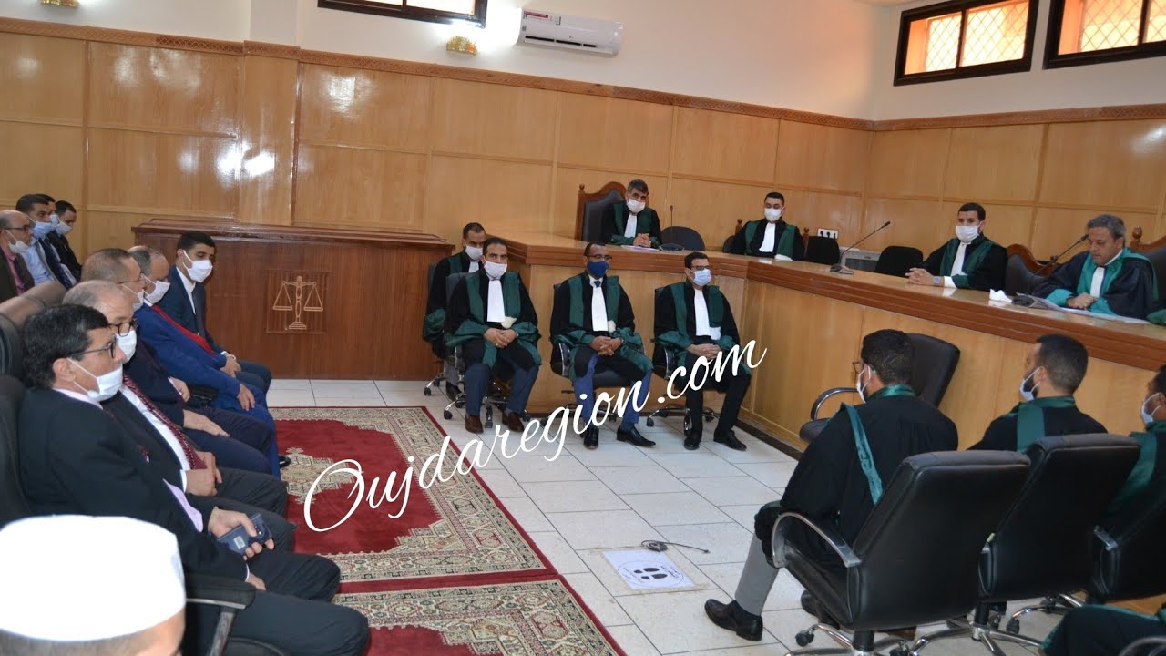 لحظات تنصيب قضاة جدد ببوعرفة