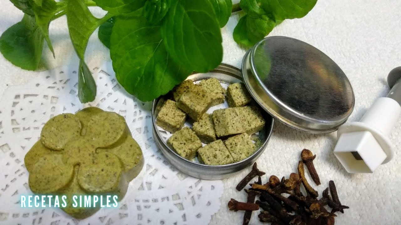 Pasta dental sólida  // 2 formas // Recetas Simples