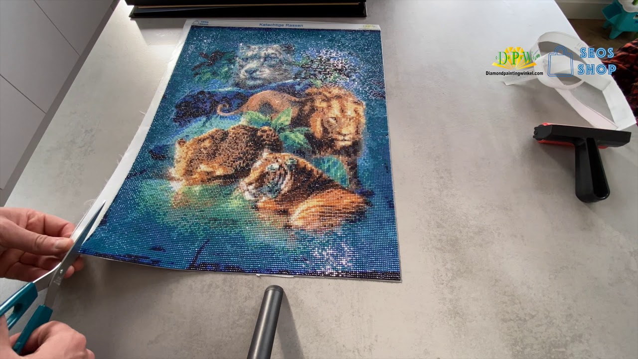 Diamond Painting inlijsten - Hoe moet je een diamond painting inlijsten?