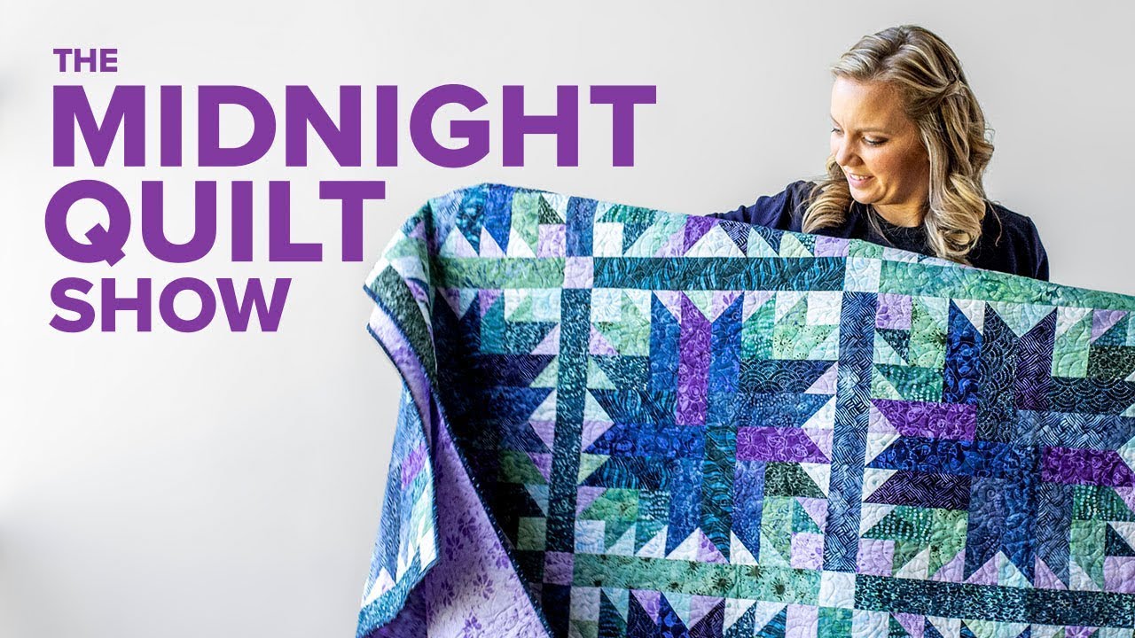 Bouquet Quilt Pattern | Fabric Flower Arranging on The Midnight Quilt Show