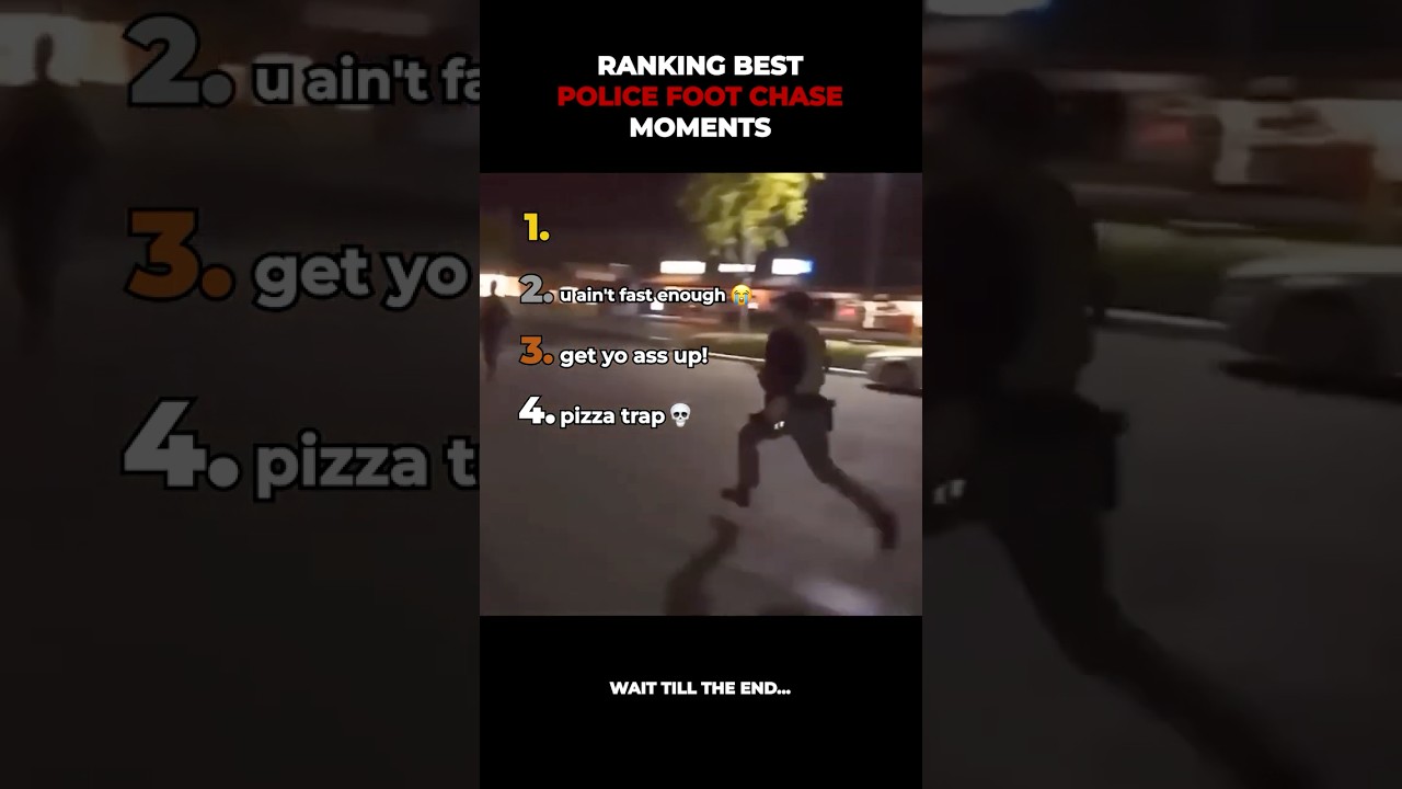 Ranking Best Police Foot Chase Moments