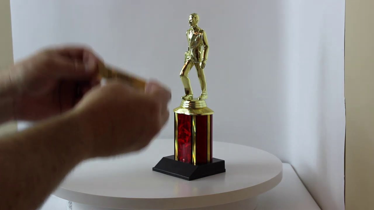 Dundie Award Trophy Assembly Instructions