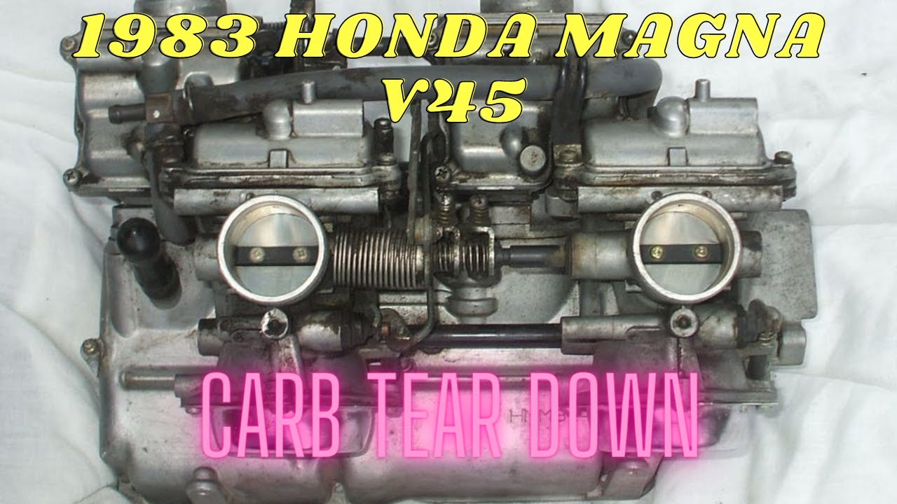 1983 HONDA MAGNA V45 CARB TEAR DOWN #AVIDTV @AVIDTV123