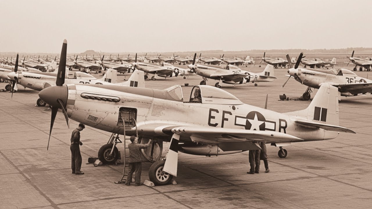 O QUE ACONTECEU COM O P-51 MUSTANG APÓS A GUERRA? o destino inesperado do lendário caça