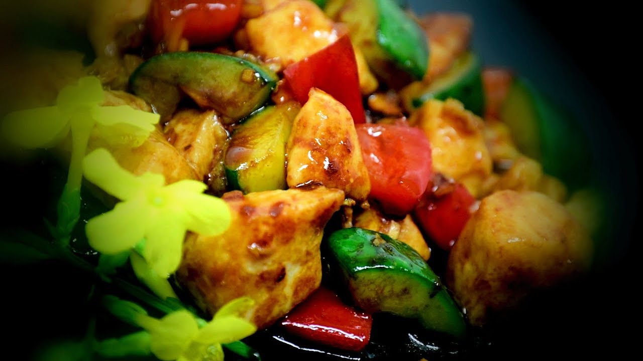 Yellow Bean Chicken Stir Fry Chinese Style