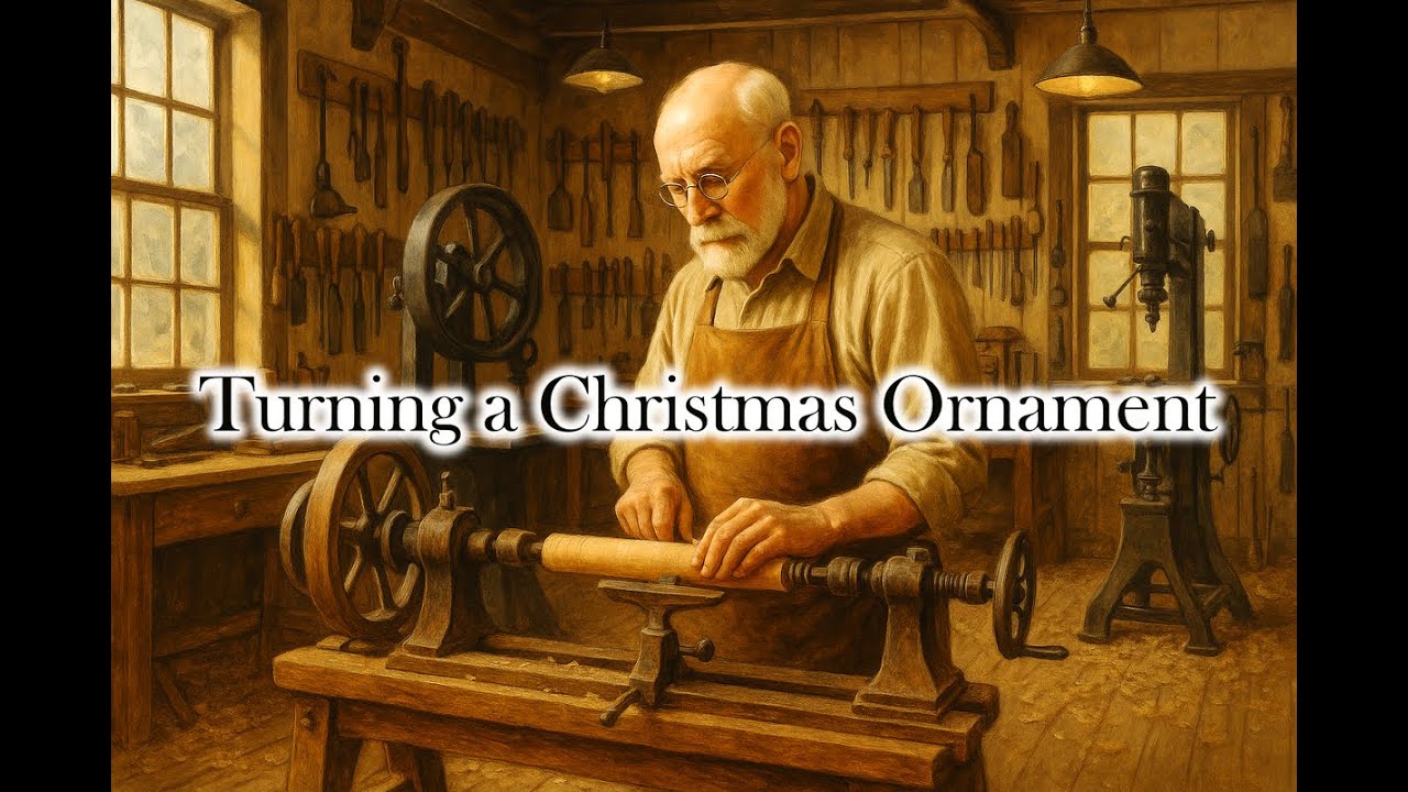 Turning a Christmas Ornament