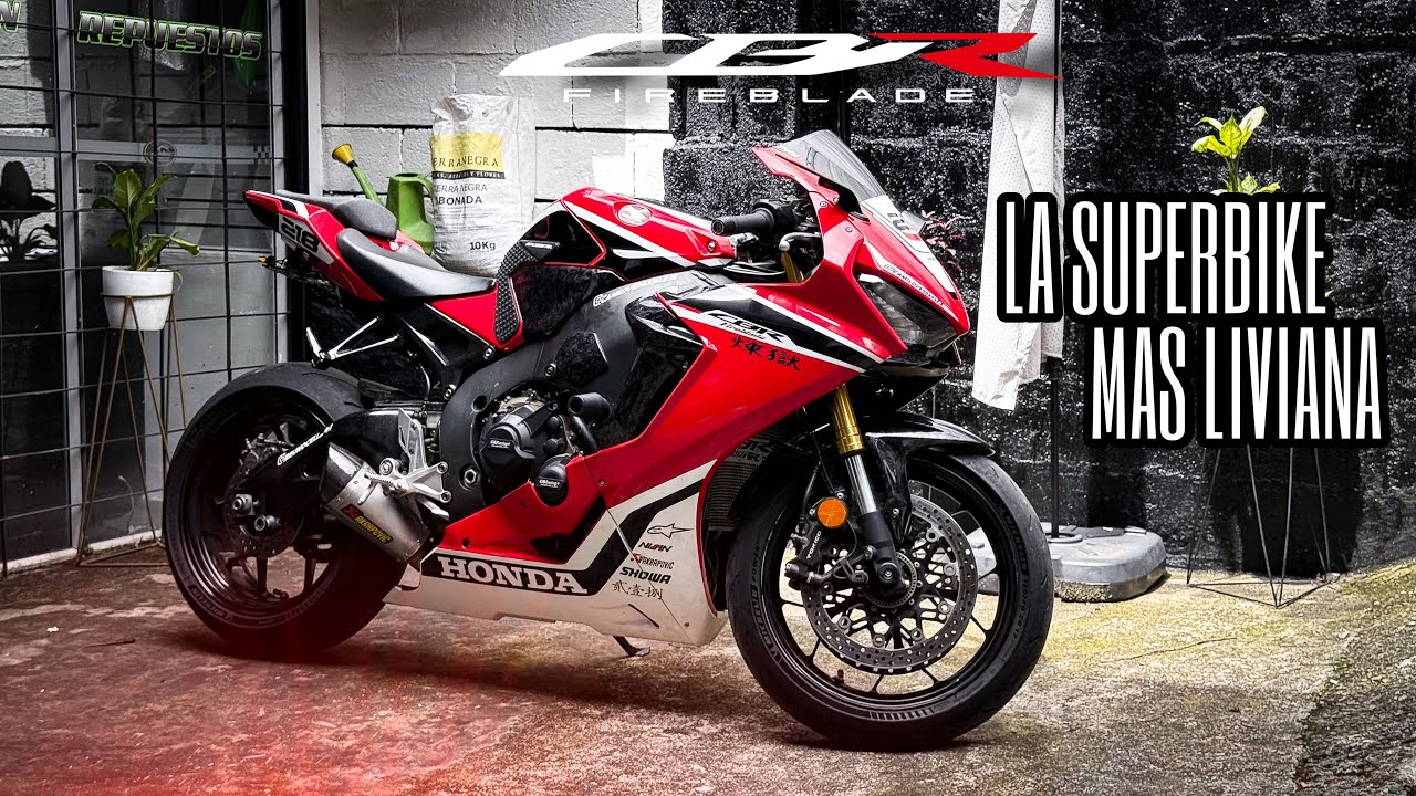 HONDA CBR 1000 RR FIREBLADE ¡LA SUPERBIKE MÁS LIVIANA DEL MERCADO!