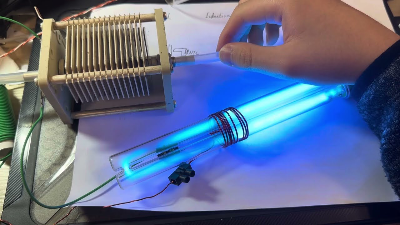 11w uvc lamp powered by induction